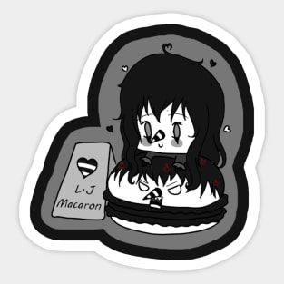 Creepypasta Laughing Jack Macaron Sticker